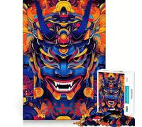 Puzzle numérique Japonais Oni Mask pour Adultes, 1000 pièces, Puzzle d'imagination Relaxant, Image à Assembler, Cadeau de Noël (50x75cm)