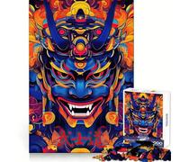 Puzzle numérique Japonais Oni Mask pour Adultes, 1000 pièces, Puzzle d'imagination Relaxant, Image à Assembler, Cadeau de Noël (50x75cm)