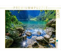 Puzzle · Obersee, avec la Fischunkelalm au Loin | 1000 pièces · Format assemblé 64 × 48 cm · CALVENDO Puzzle