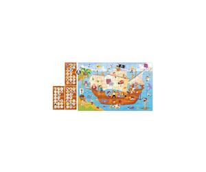 Puzzle Observation Bateau Pirate 104 Piéces