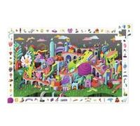Puzzle Observation - Crazy town - 200 pieces Rouge G