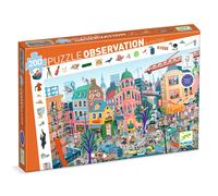 Puzzle observation La ville Djeco