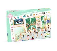 Puzzle L'école de danse 100pcs DJECO vert TU