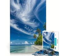 Puzzle Océan et Ciel 1000 pièces pour Adultes, Jeu de réflexion et de Concentration, Loisirs à Domicile, Bords tendus, Cadeau de Noël (50x75cm)