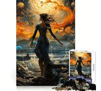 Puzzle Océan Horizon 1000 pièces pour Adolescents Jeu de logique Clair et Relaxant Découpe Parfaite (50x75cm)