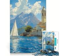 Puzzle Océan Marin Ciel 1000 pièces pour Adultes, Jeu Intelligent et Amusant à Assembler Ensemble, Cadeau saisonnier (50x75cm)