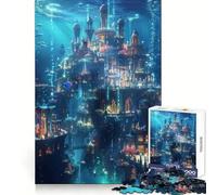 Puzzle Océanie Royaume sous-Marin 1000 Pièces pour Adolescents Développe Les capacités cognitives Jeu Anti-Stress Découpe précise (38x26cm)