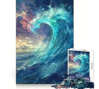Puzzle Oceans Fury 1000 pièces pour Adolescents, Jeu de réflexion, Jouet à Partager, découpe Nette, (38x26cm)