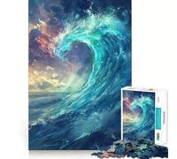 Puzzle Oceans Fury 1000 pièces pour Adolescents, Jeu de réflexion, Jouet à Partager, découpe Nette, (38x26cm)