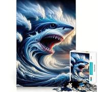 Puzzle Oceans Fury 1000 pièces pour Adultes, Jeu de logique et de Stimulation, Amusant à Partager, Finition Premium, Cadeau élégant (50x75cm)
