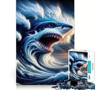 Puzzle Oceans Fury pour Adultes, 1000 pièces, Puzzle cérébral Relaxant, Image à Assembler, Cadeau de Noël (38x26cm)