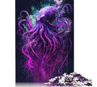 Puzzle Octopus Cosmic Fantasy 500 pièces Puzzles pour Adultes Puzzles en Bois pour Adultes et Anti-Stress 500 pièces (52 x 38 cm)