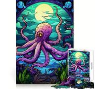 Puzzle Octopus Magic The Sea 1000 pièces pour Adolescents, Jeu intellectuel, Joie familiale, découpe de qualité, Cadeau élégant (38x52cm)