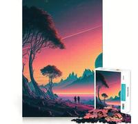 Puzzle Ode au Romantisme 1000 pièces pour Adolescents, Jeu de réflexion et de développement Mental, Design paisible et Amusant, Cadeau Unique (38x52cm)