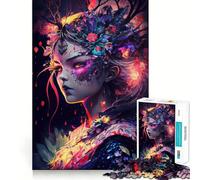 Puzzle Oiran Manga Girl V 1000 pièces pour Adultes, Jeu de réflexion, Loisirs et Divertissement, qualité supérieure, Joli Cadeau (50x75cm)