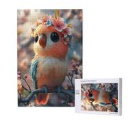 Puzzle Oiseau 2000 Pièces Adultes, Puzzles Classiques Art Fleur avec Boîte d'emballage et Photos de Référence, Relaxation/Soulagement du Stress/Jeux Amusants, DIY Creatif Cadeau pour Femme 2T-1387