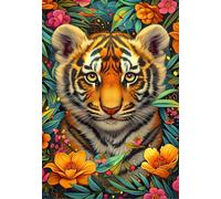 Puzzle Oiseau Bleu Earth Babies - Teile