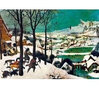 Puzzle Oiseau Bleu Pieter Bruegel l'Ancien - Chasseurs dans la neige (hiver), 1565 - Teile