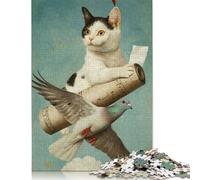 Puzzle Oiseau de la Paix 500 pièces Puzzle en Bois Puzzle Adulte pour décoration intérieure 500 pièces (52 x 38 cm)