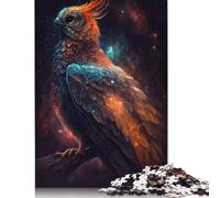 Puzzle Oiseau Phénix, matériaux respectueux de l'environnement, Puzzle en Carton 100% recyclé, pour Enfants et Adultes, Cadeau d'halloween, 1000 pièces (75 x 50 cm)