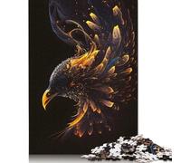 Puzzle Oiseau Phénix pour Adultes 1000 Pièces Puzzles en Bois Puzzles pour Adultes Jeu Éducatif Jouet Défi 1000pcs (75x50cm)