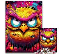 Puzzle Oiseau Rose 1000 Pièces pour Adultes Puzzles en Carton Cadeau Parfait pour la Décoration Intérieure et Les Vacances 26x38cm / 10,23x14,96 Pouces