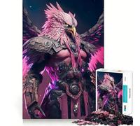 Puzzle Oiseau Rose du Ciel 1000 Pièces Adultes Jeu de Logique Cadeau Élégant Découpe Précise Idéal pour Un Détente Lente et Un Moment de Précision (50x75cm)