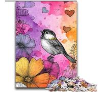Puzzle Oiseaux Colorés 2000 Pièces pour Adultes, à partir de 14 Ans, Casse-tête, Jeux Familiaux, Cadeaux d'anniversaire de Noël (70x100cm)