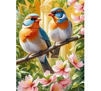 Puzzle Oiseaux d’Amour de 1500 Pièces pour Adultes, Puzzles 1500 pièces Adultes, Jigsaw Puzzle d'art pour Défi, Puzzles Coloré à Faire soi-même pour la Décoration de la Maison