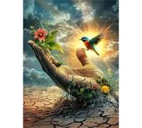 Puzzle Oiseaux des Terres arides Soleil de 60 Pièces pour Adultes, Puzzles 60 pièces Adultes, Jigsaw Puzzle d'art pour Défi, Puzzles Coloré à Faire soi-même pour la Décoration de la Maison