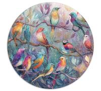 Puzzle Oiseaux Magiques perchés sur des Branches pour Adultes,1000pcs (67.5x67.5cm),Jeu ÉduChatif,décoration De La Maison,