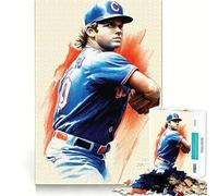 Puzzle on Adore Le Baseball pour Adolescents,1000 pièces,Jeu de mémoire Amusant,Surface Lisse sans bavures,Cadeau d'anniversaire,Casse-tête (50x75cm)
