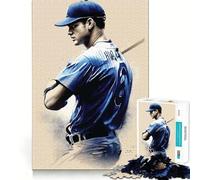 Puzzle on Adore Le Baseball pour Adolescents,1000 pièces,pour améliorer l'esprit,Jeu,Taille Uniforme,pièces précises,activité Amusante en Famille Le Soir (50x75cm)