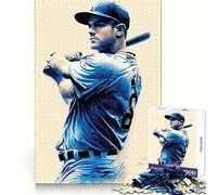 Puzzle on Adore Le Baseball pour Adolescents, 1000 pièces, pour stimuler la mémoire, Distraction Douce, Assemblage Ferme, Cadeau de Noël (38x52cm)