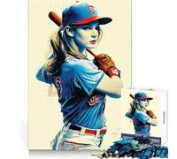 Puzzle on Adore Le Baseball pour Adolescents, 1000 pièces, pour stimuler la mémoire, Distraction Douce, Assemblage Ferme, Cadeau de Noël (50x75cm)