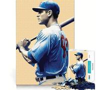 Puzzle on Adore Le Baseball pour Adolescents,1000 pièces,pour stimuler l'esprit,Amusant,découpe Nette,Composants Robustes,activité de Groupe réconfortante (50x75cm)
