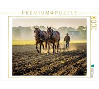Puzzle · on ne Peut Pas Faire Mieux en Termes de Puissance | de véritables chevaux-vapeur · Des chevaux de trait en action · 2000 pièces · Format assemblé 90 × 67 cm · CALVENDO Puzzle