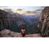 Puzzle One Piece 1000 pièces, Beauté Naturelle, Parc National de Zion, Coucher de Soleil, Utah 38 x 52 cm