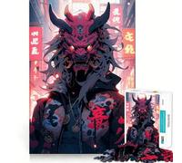 Puzzle Oni Mask Street Art 1000 pièces pour Adolescents Souvenirs, Sévérité, Découpe Lisse, Cadeau élégant (50x75cm)