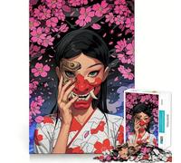 Puzzle Oni Sakura 1000 pièces, Jeu d'intelligence et de Relaxation, pièce de Collection découpée avec précision (38x52cm)