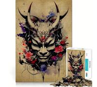 Puzzle Oni Samurai n° 1000 pour Adultes, défi intellectuel, Jeu de société Amusant, découpe de qualité, Cadeau Exquis (38x52cm)
