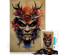 Puzzle Oni Samurai No de 1000 pièces pour Adolescents, Jouet cognitif, Passe-Temps Calme, Bordure Premium, liste de souhaits du Père Noël (50x75cm)