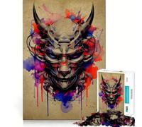 Puzzle Oni Samurai No Hard pour Adultes, 1000 pièces, Puzzle Facile à Assembler, Cadeau Artistique (50x75cm)