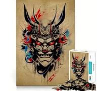 Puzzle Oni Samurai No pour Adolescents, 1000 pièces, Jouet intellectuel, détente et Bien-être, découpe de qualité, Cadeau saisonnier (50x75cm)