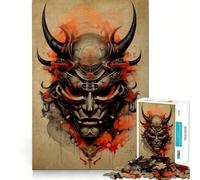 Puzzle Oni Samurai No pour Adultes, 1000 pièces, Jeu de logique Robuste, Anti-Tension, Bords Transparents, Cadeau de qualité supérieure (38x26cm)