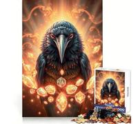 Puzzle Opal Raven Stonimal pour Adolescents, 1000 pièces, Jeu Intelligent à Partager en Famille, Motif à Assembler, Cadeau du Père Noël (50x75cm)