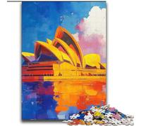 Puzzle Opéra de Sydney pour Adultes 2000 pièces, Jouets éducatifs et éducatifs pour la Famille, idéal pour la décoration de Bureau (70x100cm)