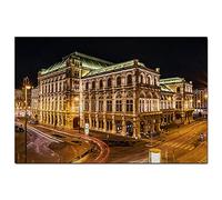 Puzzle Opéra d'État de Vienne Autriche 1000 pièces Jeu d'art Souvenir de Voyage 70x50CM