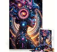 Puzzle Oracle Céleste 1000 Pièces Concentration,Amélioration de l'esprit,Apaisant,Amusant,Découpe Lisse,Cadeau d'anniversaire (50x75cm)