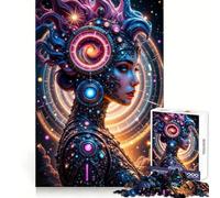 Puzzle Oracle Céleste 1000 Pièces pour Adolescents Stimulation de la mémoire Paisible et Amusant Fermeture sécurisée Cadeau Parfait (38x26cm)